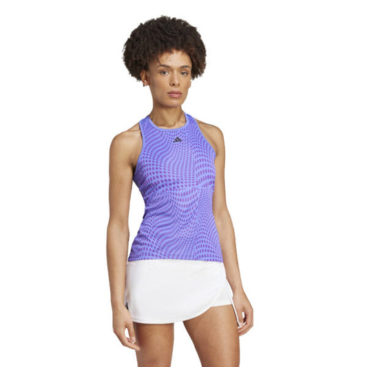 POLERA ADIDAS SIN MANGAS CLUB TENNIS ESTAMPADA