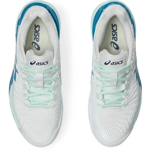 Zapatillas Asics – Gel Resolution 9 Clay Women – White, Teal Blue