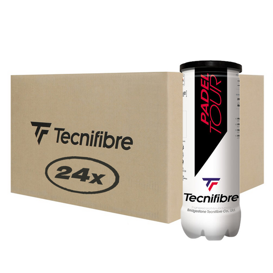 CAJA PELOTAS TECNIFIBRE PADEL TOUR 24 TARROS