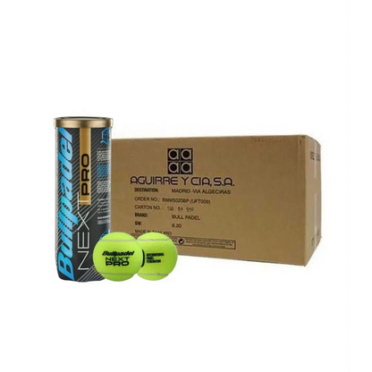 CAJA PELOTAS BULLPADEL NEXT PRO
