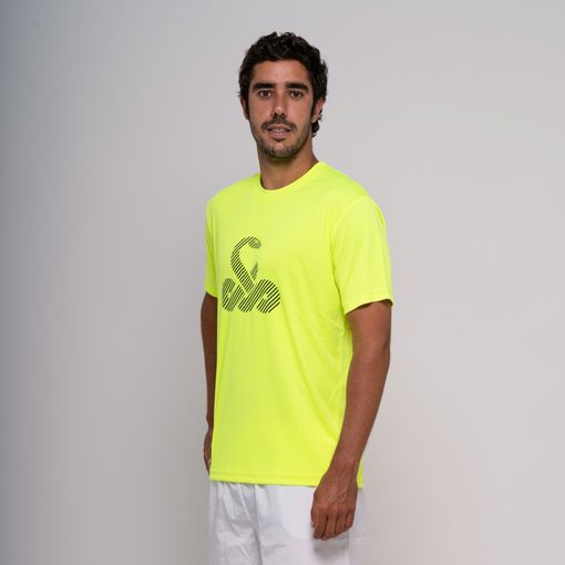 Camiseta Taipan Hombre – Amarillo Fluor – Vibora