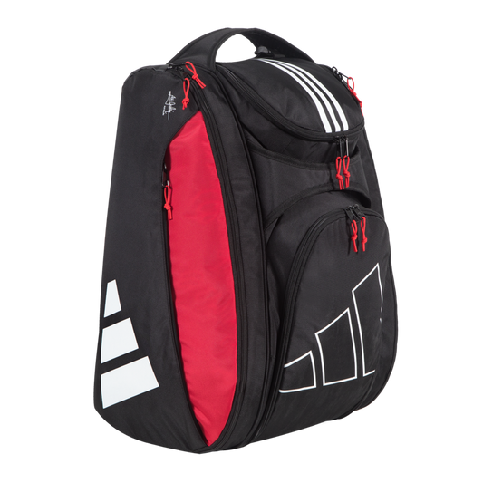 PALETERO MULTIGAME NEGRO Y ROJO ADIDAS