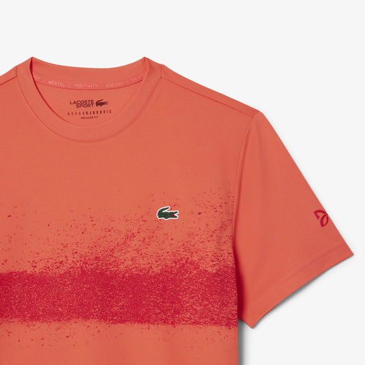 Polera Lacoste Tenis Djokovic Naranja/Rojo